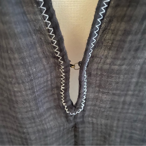 NWT Free People Black Tank with Tassels - Picture 5 of 10